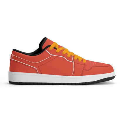 orange-red-low-top-leder-sneaker-fur-herren-sneaker-jlr-design-12 - JLR Design