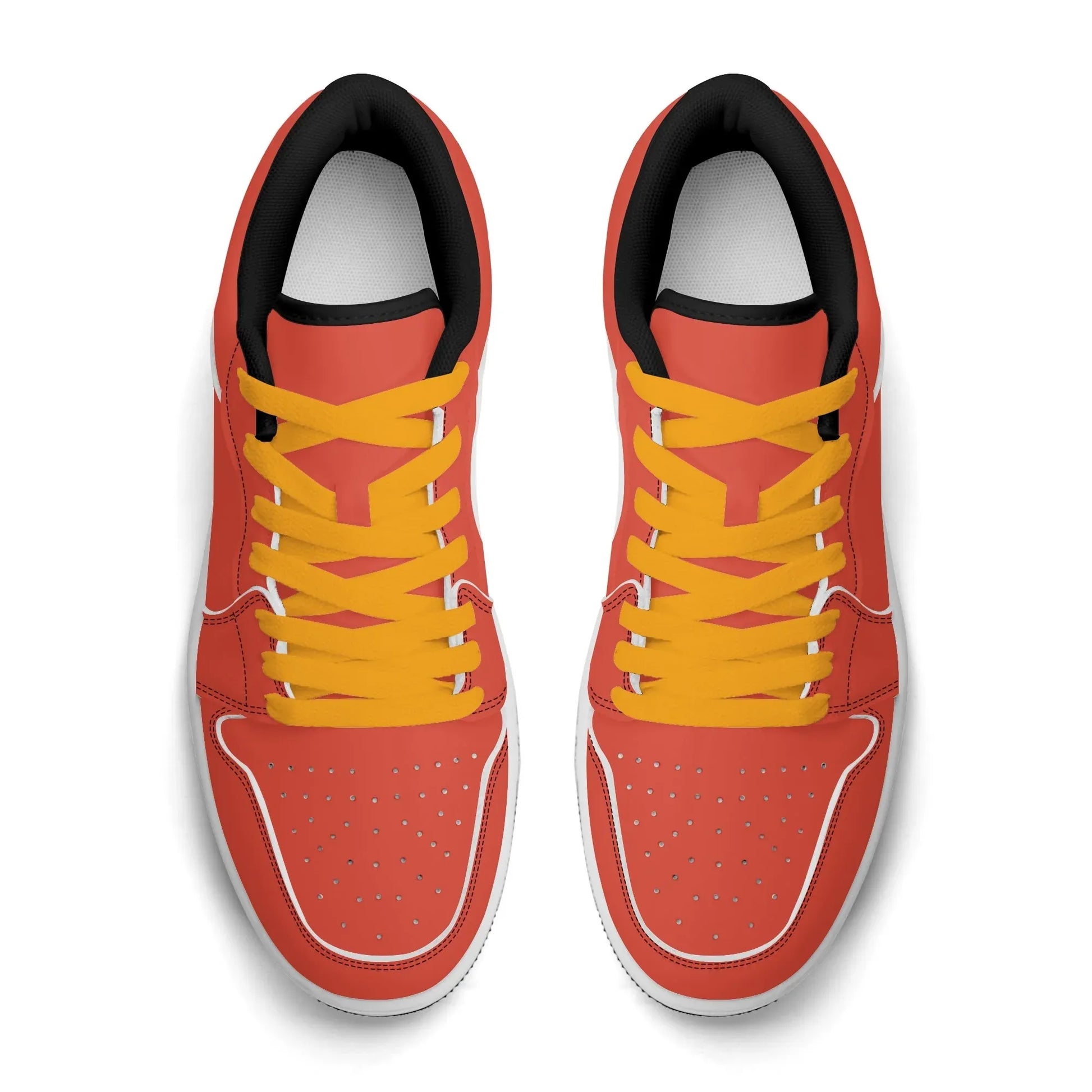 orange-red-low-top-leder-sneaker-fur-herren-sneaker-jlr-design-14 - JLR Design