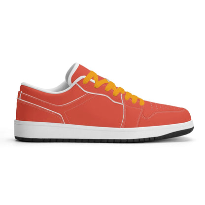 orange-red-low-top-leder-sneaker-fur-herren-sneaker-jlr-design-5 - JLR Design