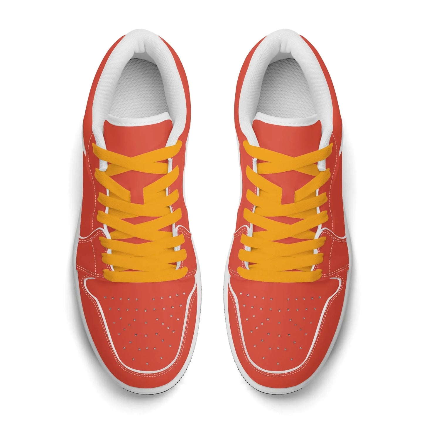orange-red-low-top-leder-sneaker-fur-herren-sneaker-jlr-design-7 - JLR Design