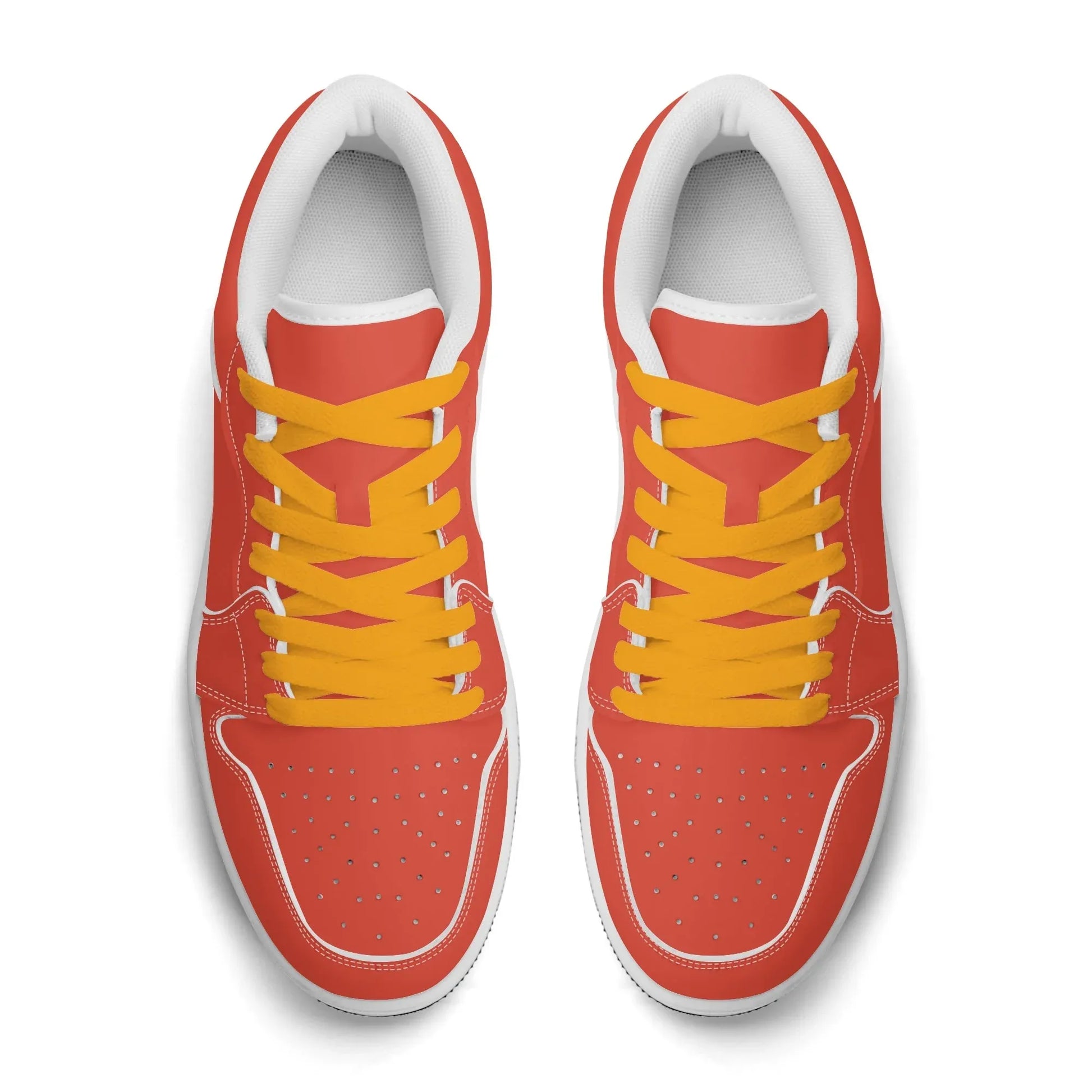 orange-red-low-top-leder-sneaker-fur-herren-sneaker-jlr-design-7 - JLR Design