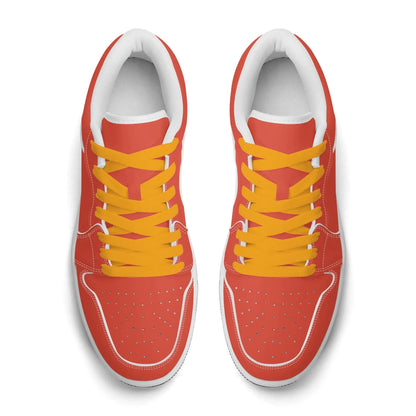 orange-red-low-top-leder-sneaker-fur-herren-sneaker-jlr-design-7 - JLR Design
