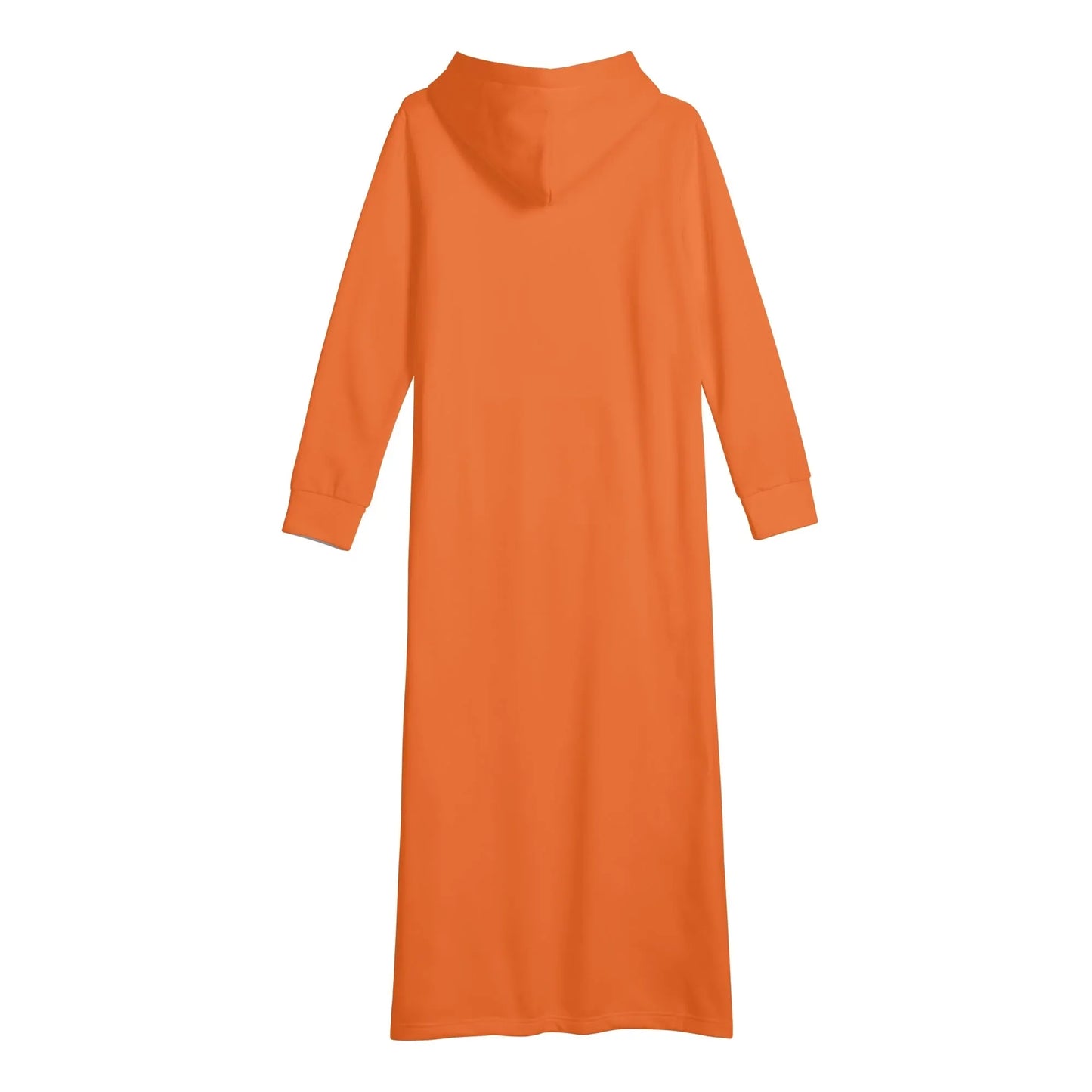 oranges-damen-maxi-hoodiekleid-knochellanges-kapuzenkleid-aus-weich-angerautem-fleece-hoodiekleid-jlr-design-5 - JLR Design