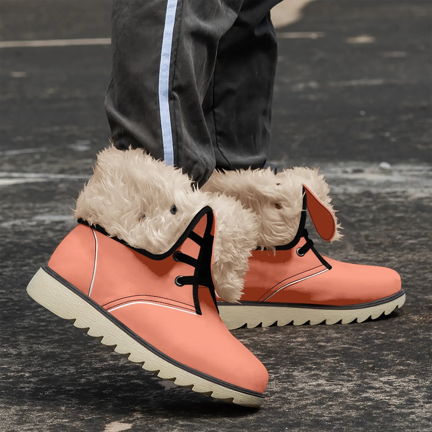 outrageous-orange-chic-boots-mit-pluschfutter-stiefel-jlr-design-1 - JLR Design