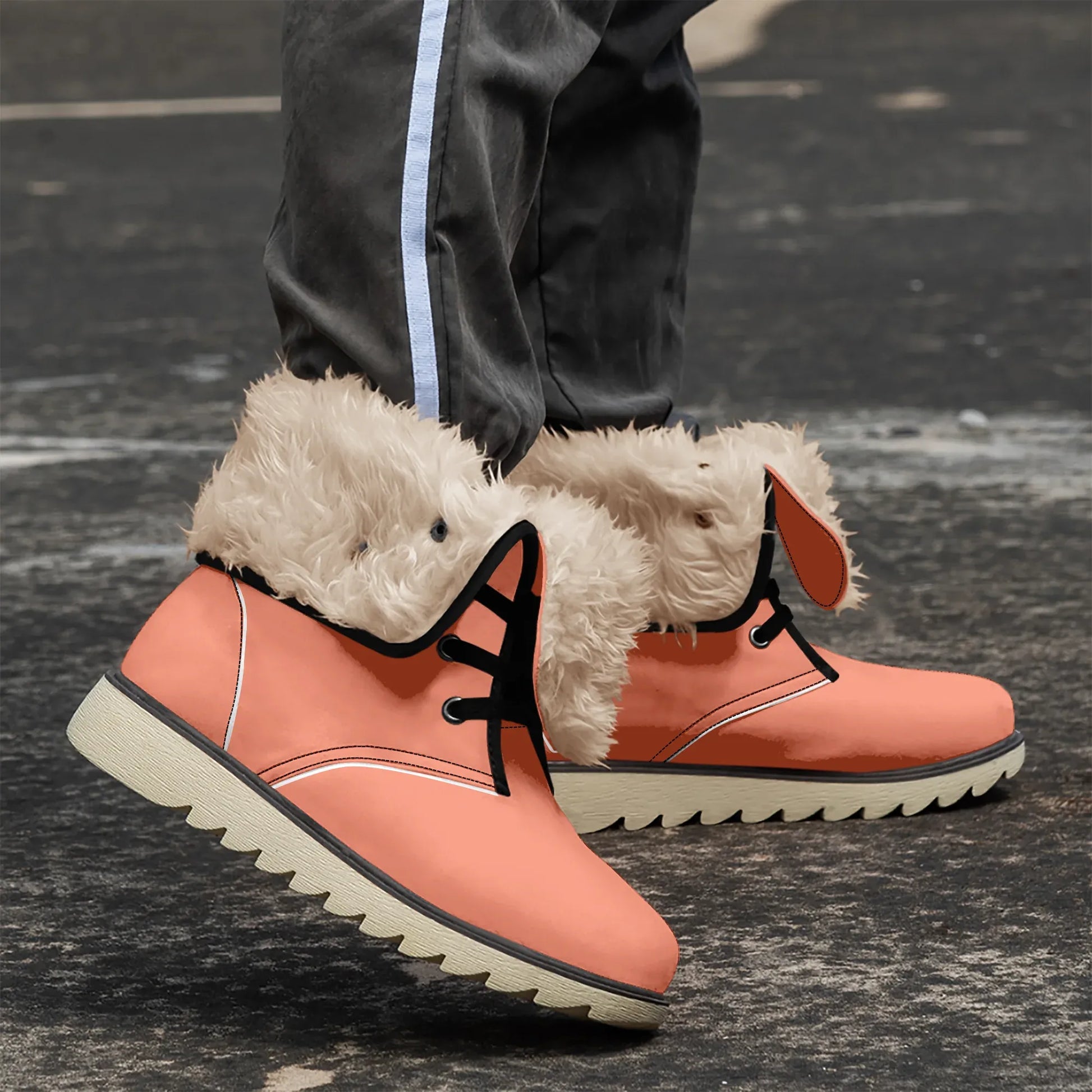 outrageous-orange-chic-boots-mit-pluschfutter-stiefel-jlr-design-1 - JLR Design