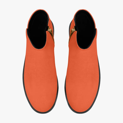 outrageous-orange-elegante-reissverschluss-stiefeletten-stiefeletten-jlr-design-7 - JLR Design