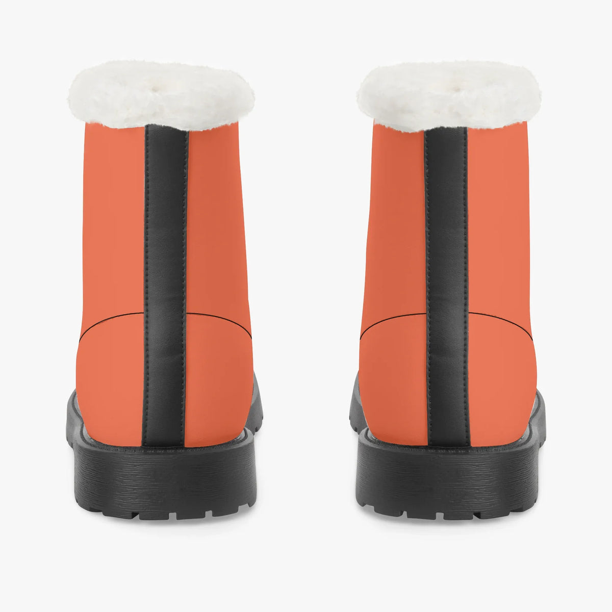 outrageous-orange-faux-fur-leder-boots-boots-jlr-design-jlr-design-de-6 - JLR Design