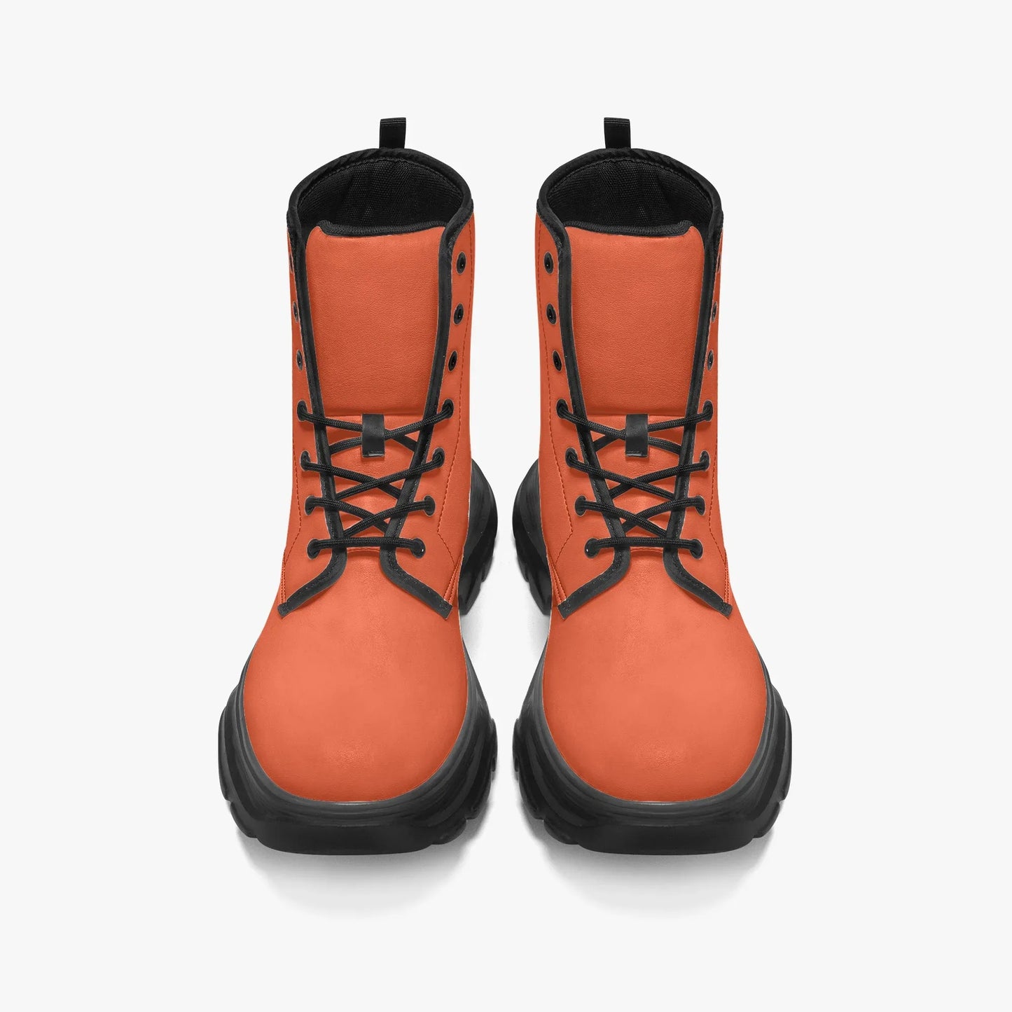 outrageous-orange-leather-chunky-boots-boots-jlr-design-5 - JLR Design