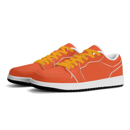 outrageous-orange-low-top-leder-sneaker-fur-damen-sneaker-jlr-design-1 - JLR Design