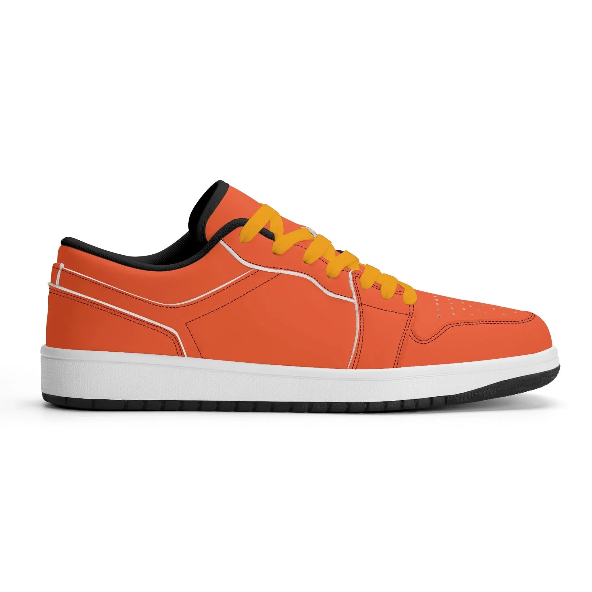 outrageous-orange-low-top-leder-sneaker-fur-damen-sneaker-jlr-design-12 - JLR Design