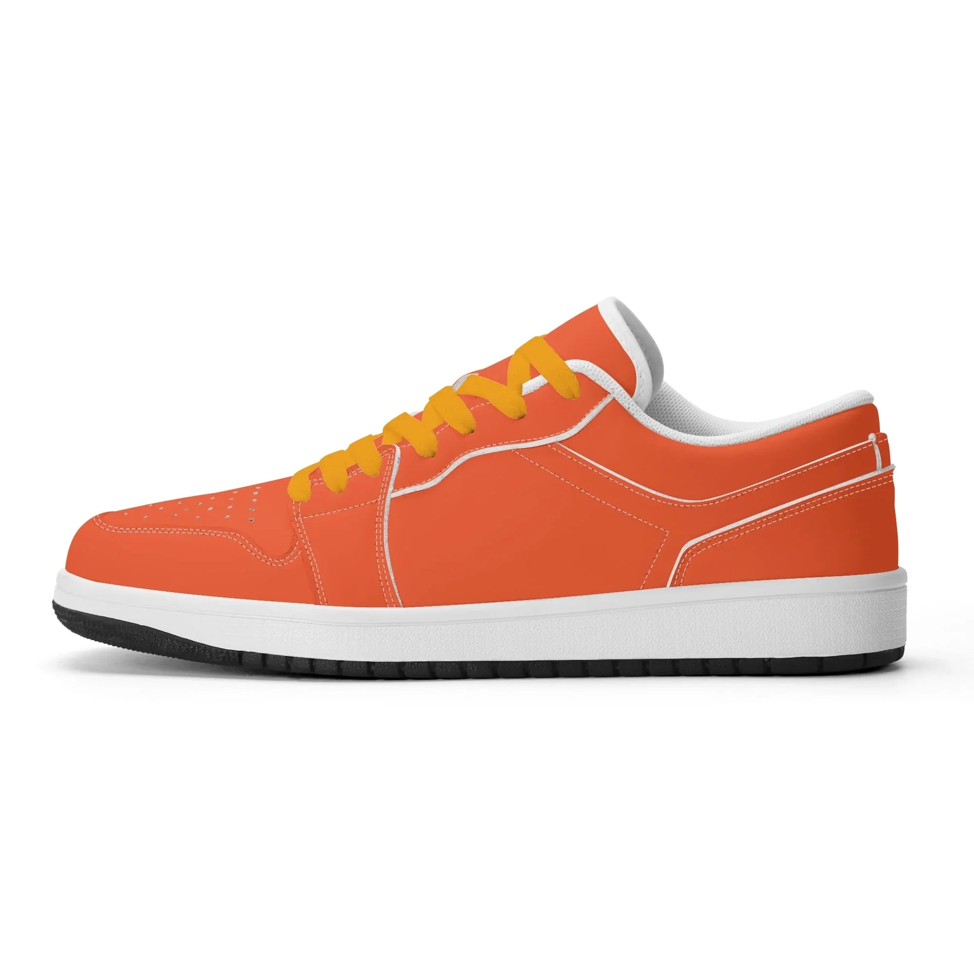 outrageous-orange-low-top-leder-sneaker-fur-damen-sneaker-jlr-design-2 - JLR Design