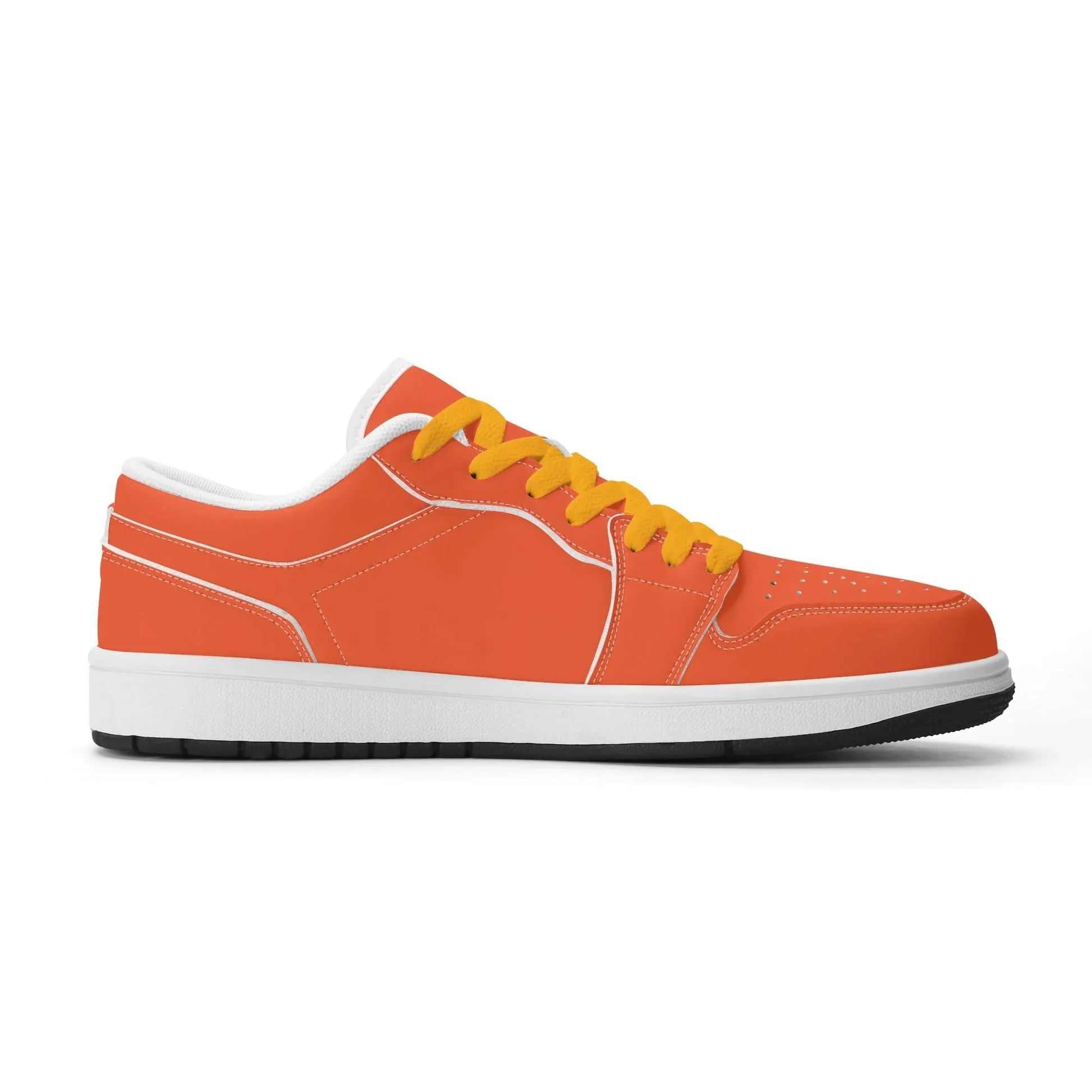outrageous-orange-low-top-leder-sneaker-fur-damen-sneaker-jlr-design-3 - JLR Design