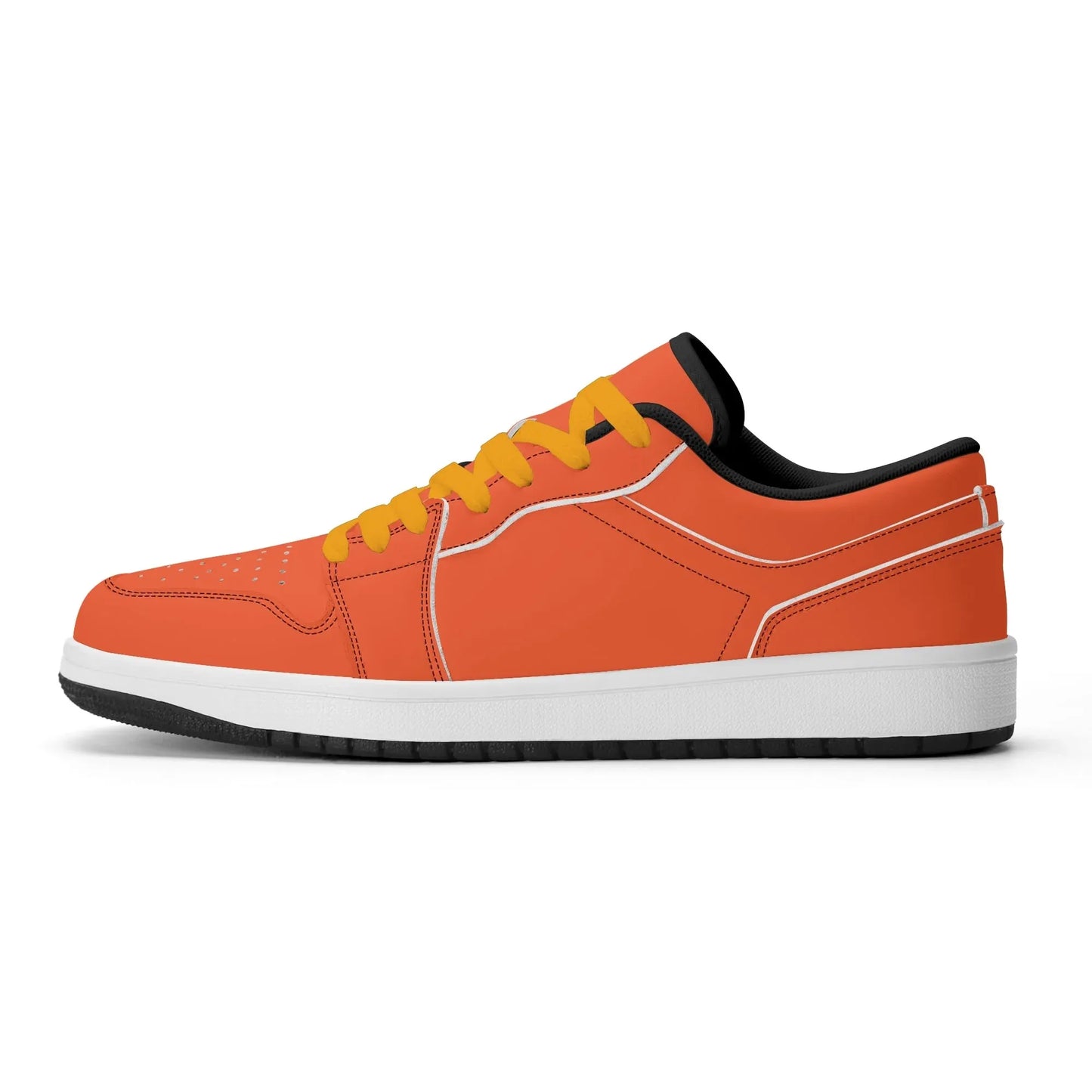 outrageous-orange-low-top-leder-sneaker-fur-damen-sneaker-jlr-design-9 - JLR Design