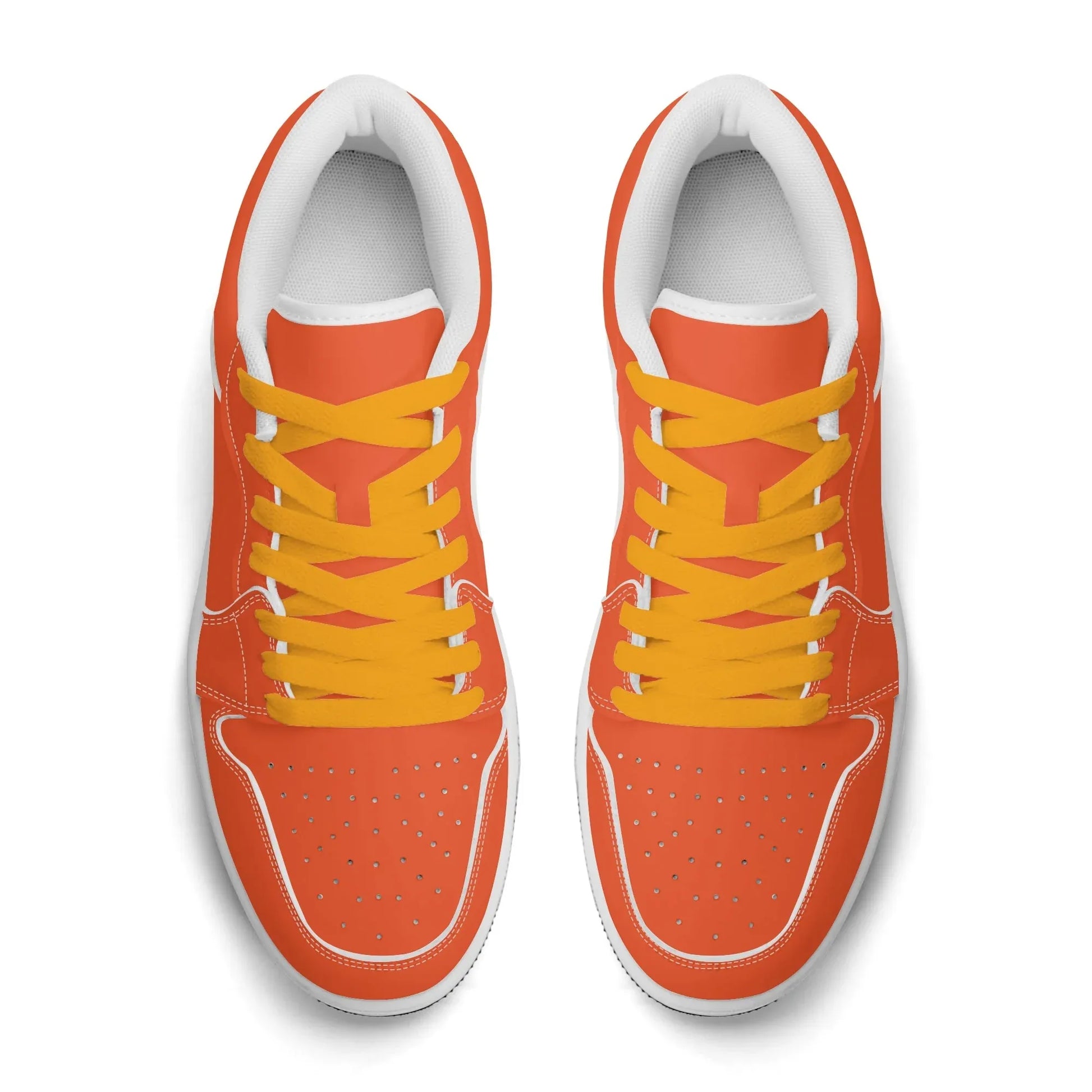 outrageous-orange-low-top-leder-sneaker-fur-herren-sneaker-jlr-design-7 - JLR Design