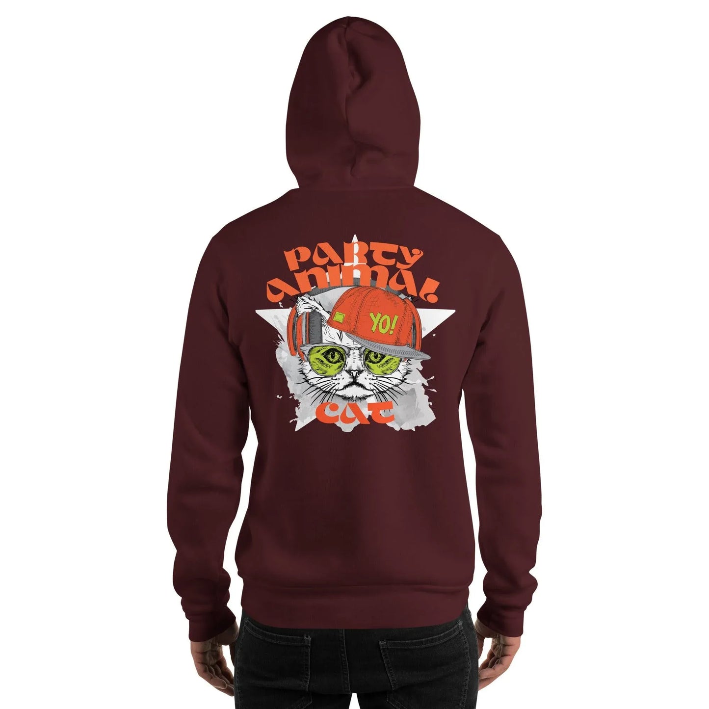 party-animal-cat-hoodie-hoodie-jlr-design-7 - JLR Design