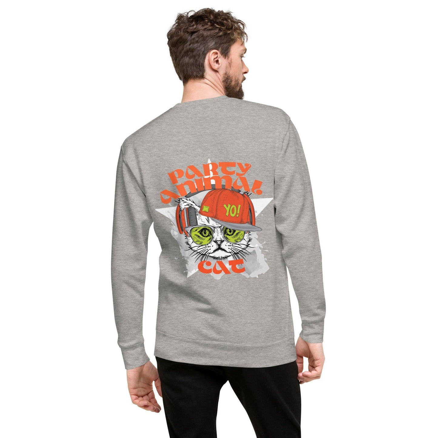 party-animal-cat-premium-pullover-pullover-jlr-design-20 - JLR Design