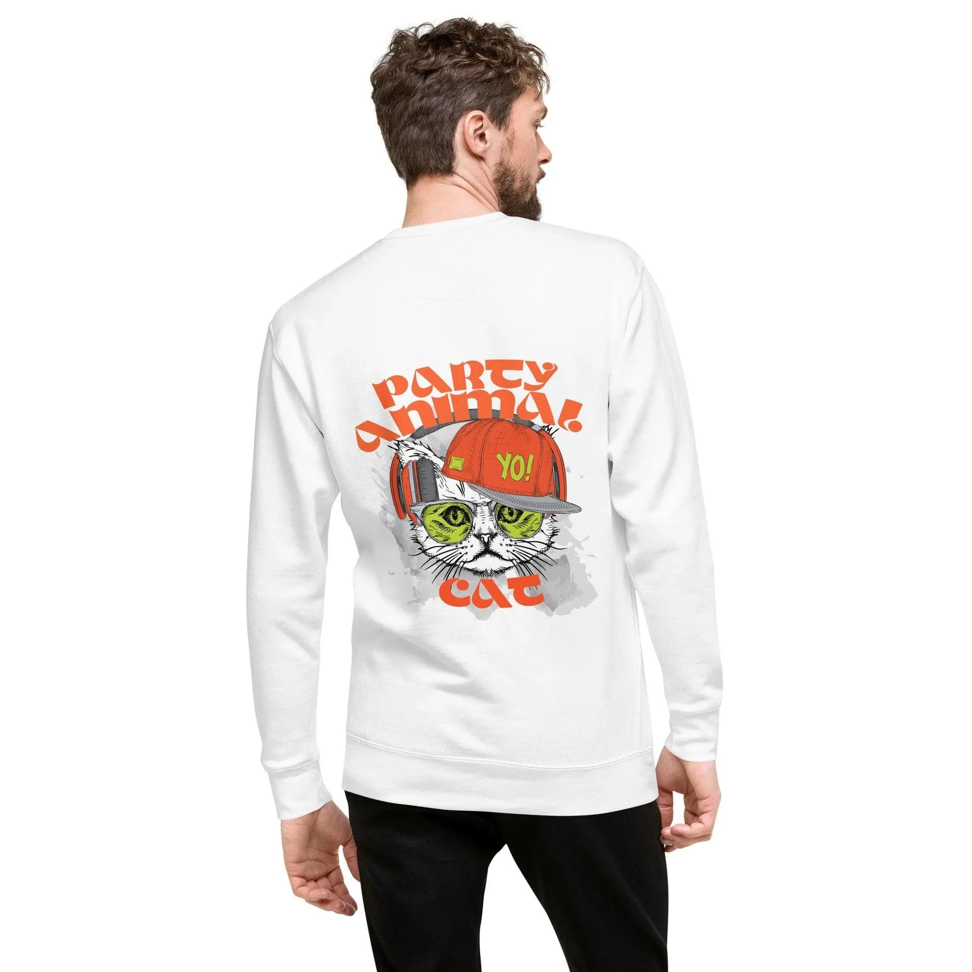 party-animal-cat-premium-pullover-pullover-jlr-design-24 - JLR Design