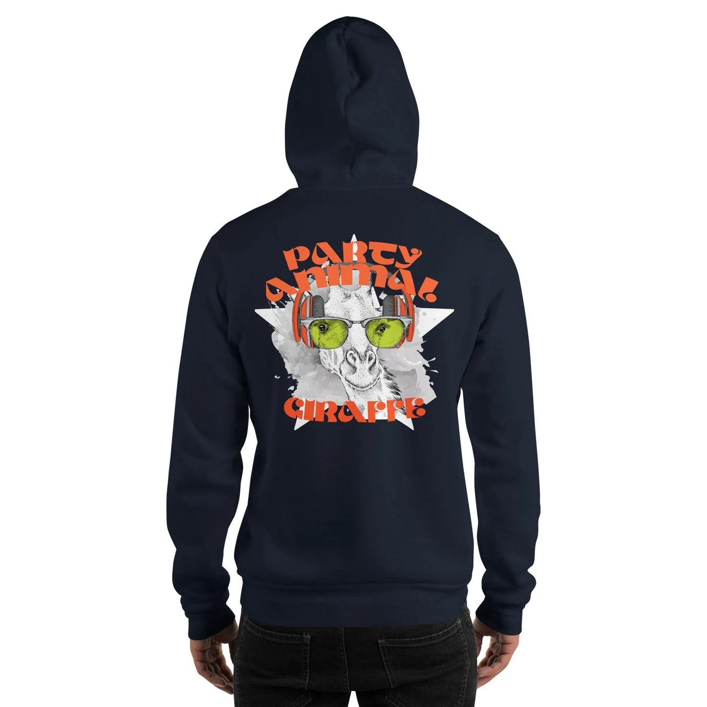 party-animal-giraffe-hoodie-hoodie-jlr-design-1 - JLR Design