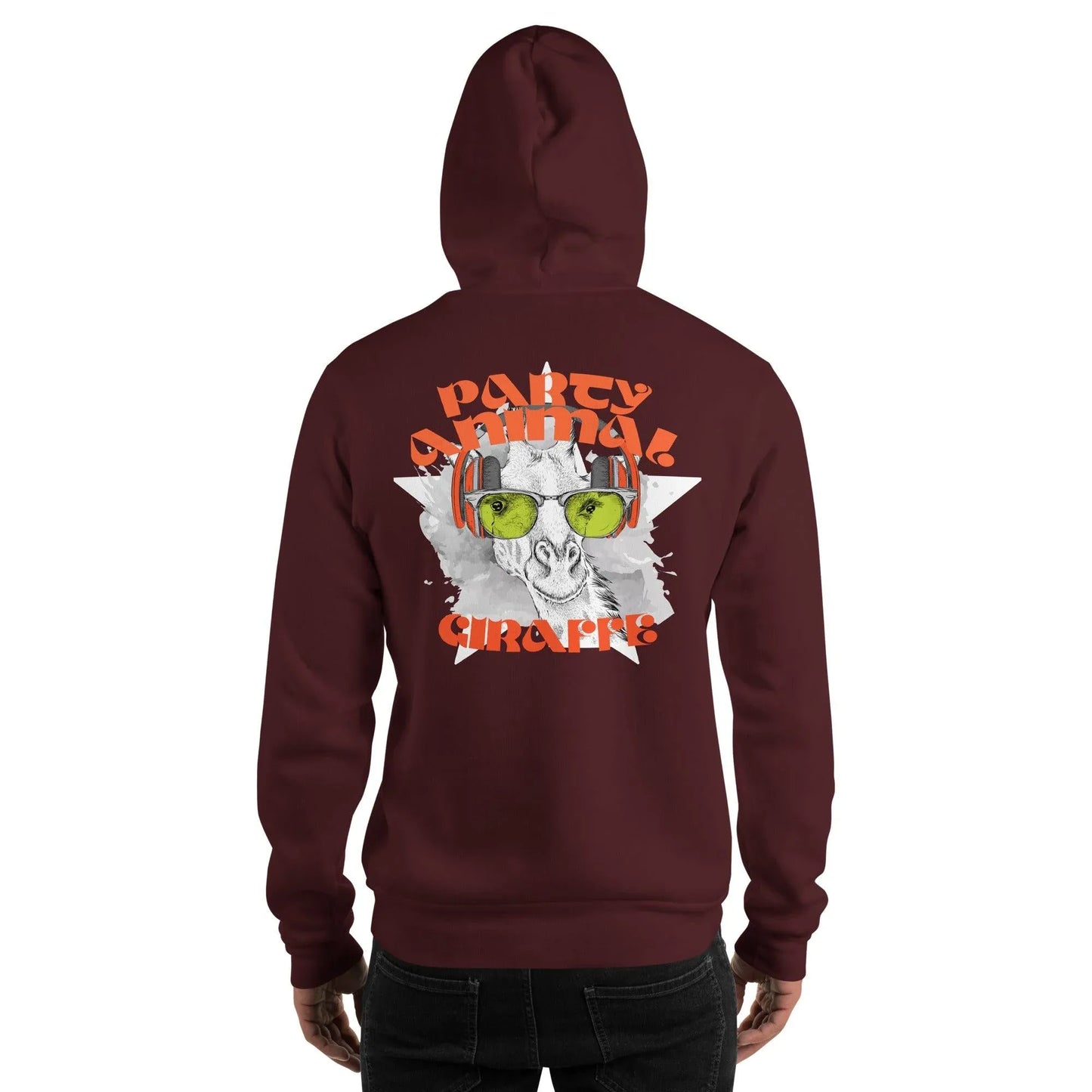party-animal-giraffe-hoodie-hoodie-jlr-design-6 - JLR Design