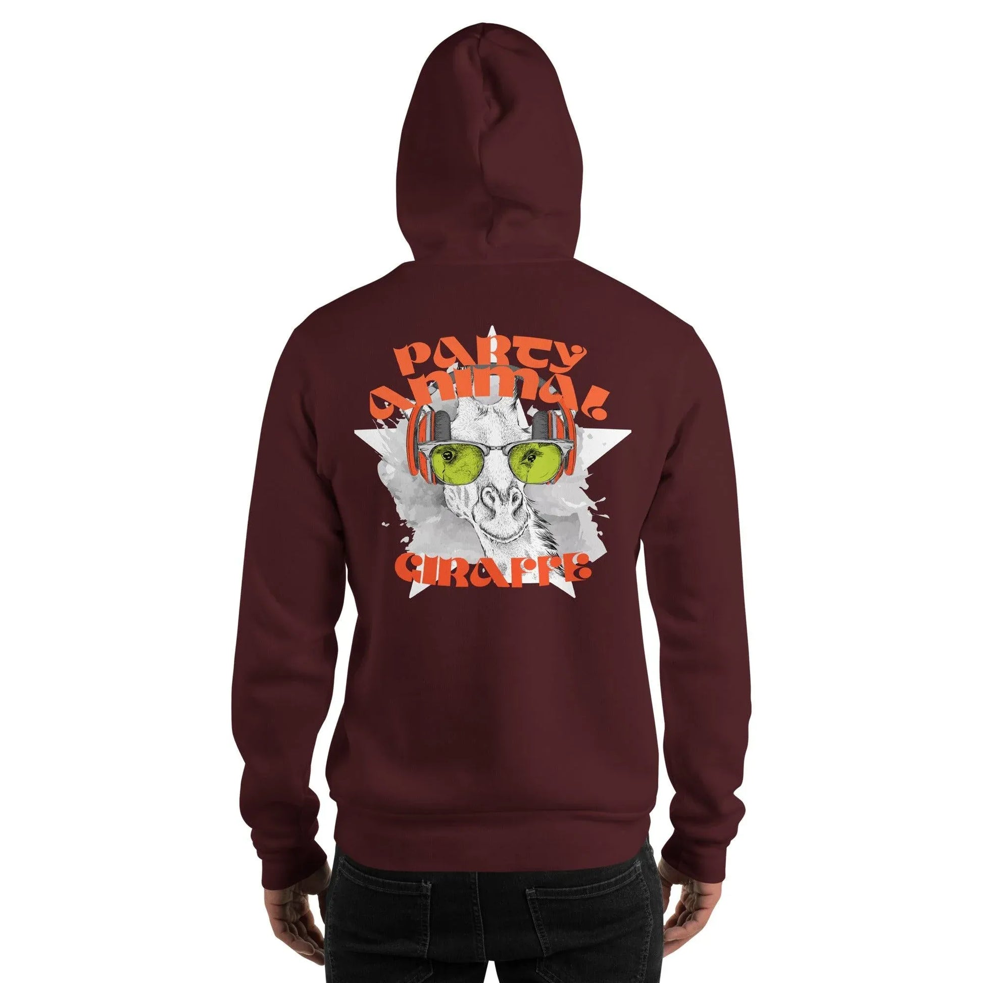 party-animal-giraffe-hoodie-hoodie-jlr-design-6 - JLR Design