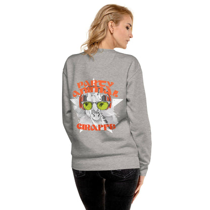 party-animal-giraffe-premium-pullover-pullover-jlr-design-1 - JLR Design