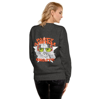 party-animal-giraffe-premium-pullover-pullover-jlr-design-13 - JLR Design
