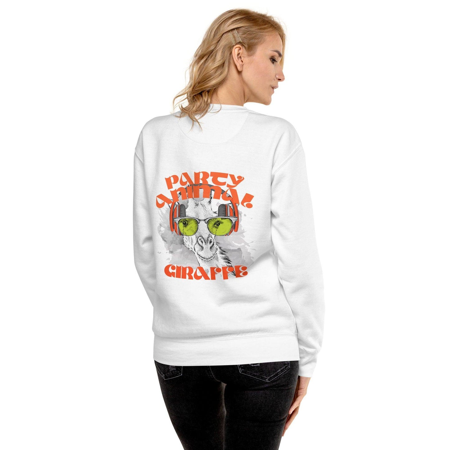 party-animal-giraffe-premium-pullover-pullover-jlr-design-24 - JLR Design