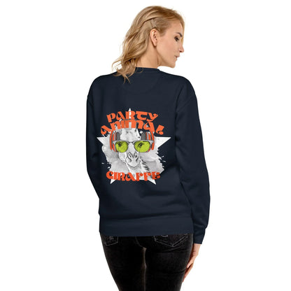 party-animal-giraffe-premium-pullover-pullover-jlr-design-9 - JLR Design