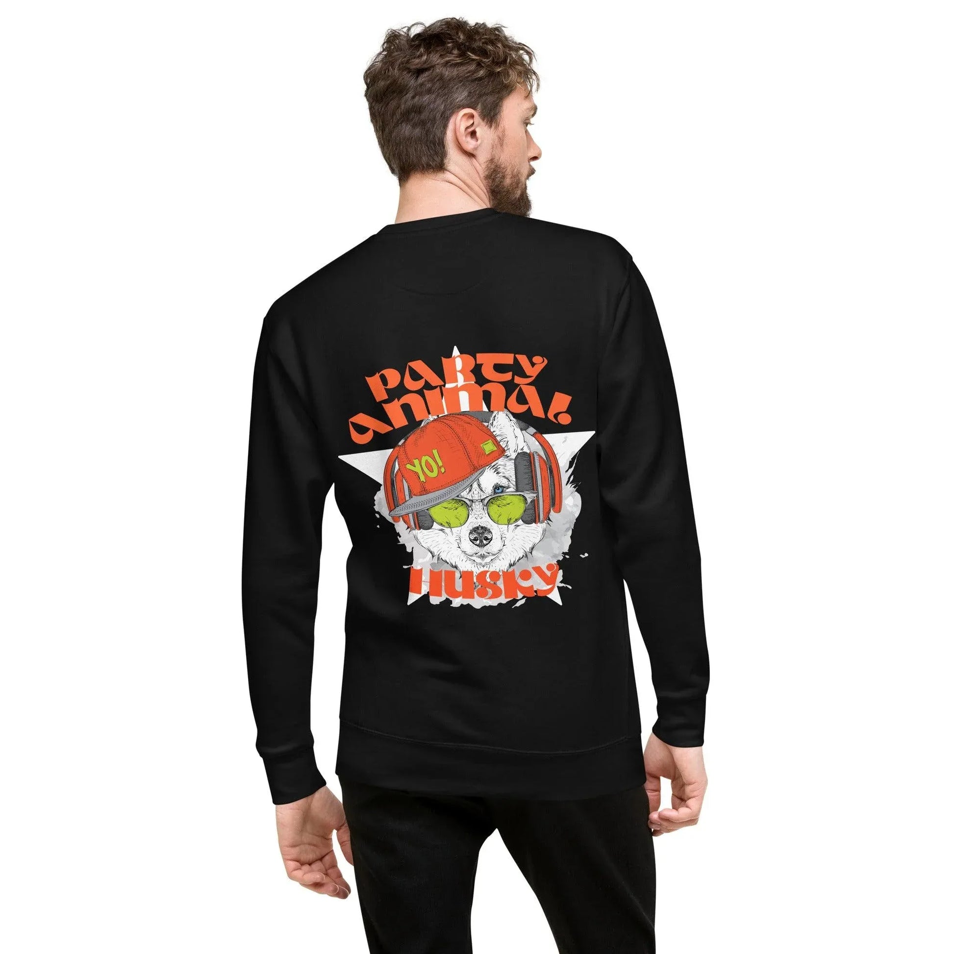 party-animal-husky-premium-pullover-pullover-jlr-design-1 - JLR Design