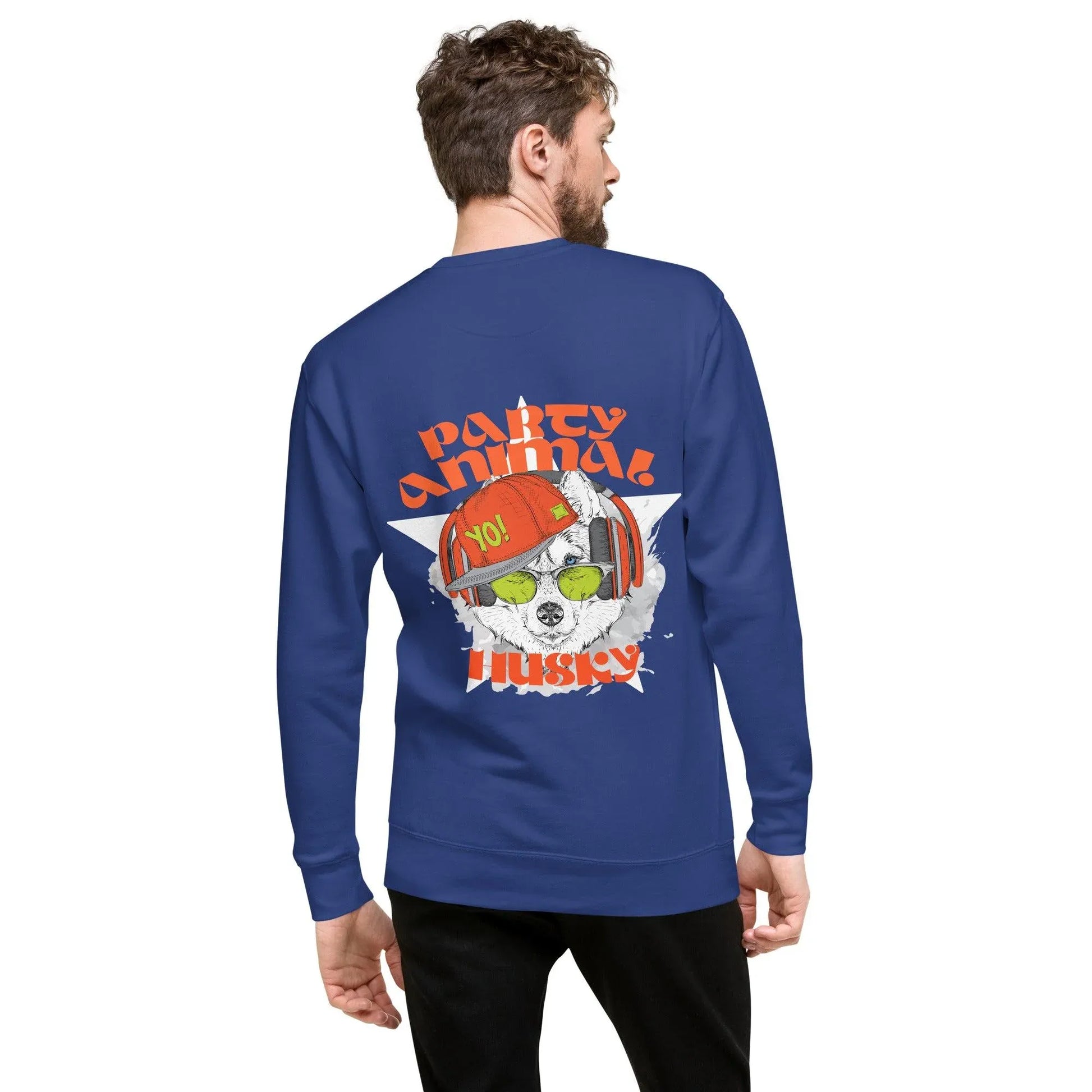 party-animal-husky-premium-pullover-pullover-jlr-design-16 - JLR Design