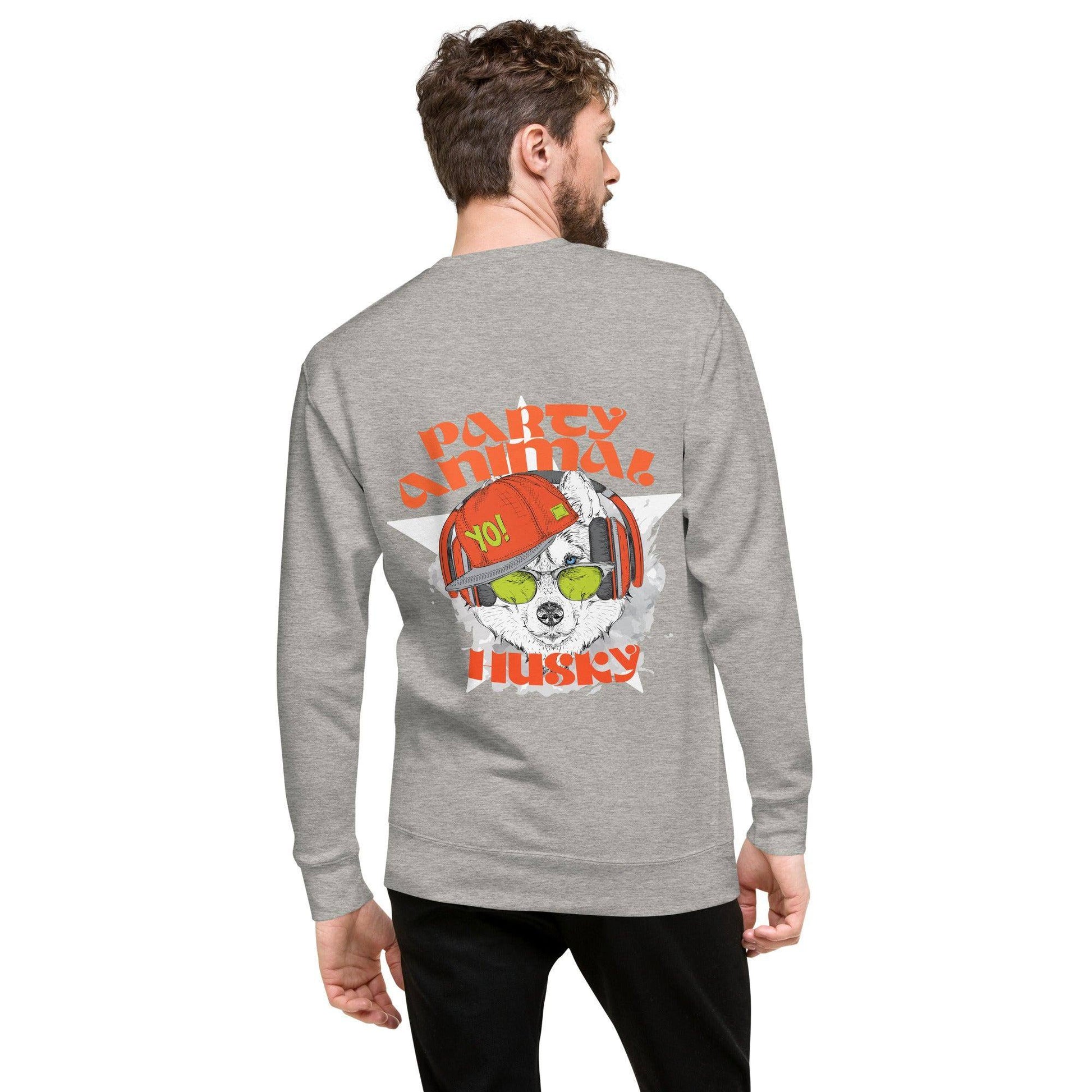 party-animal-husky-premium-pullover-pullover-jlr-design-20 - JLR Design