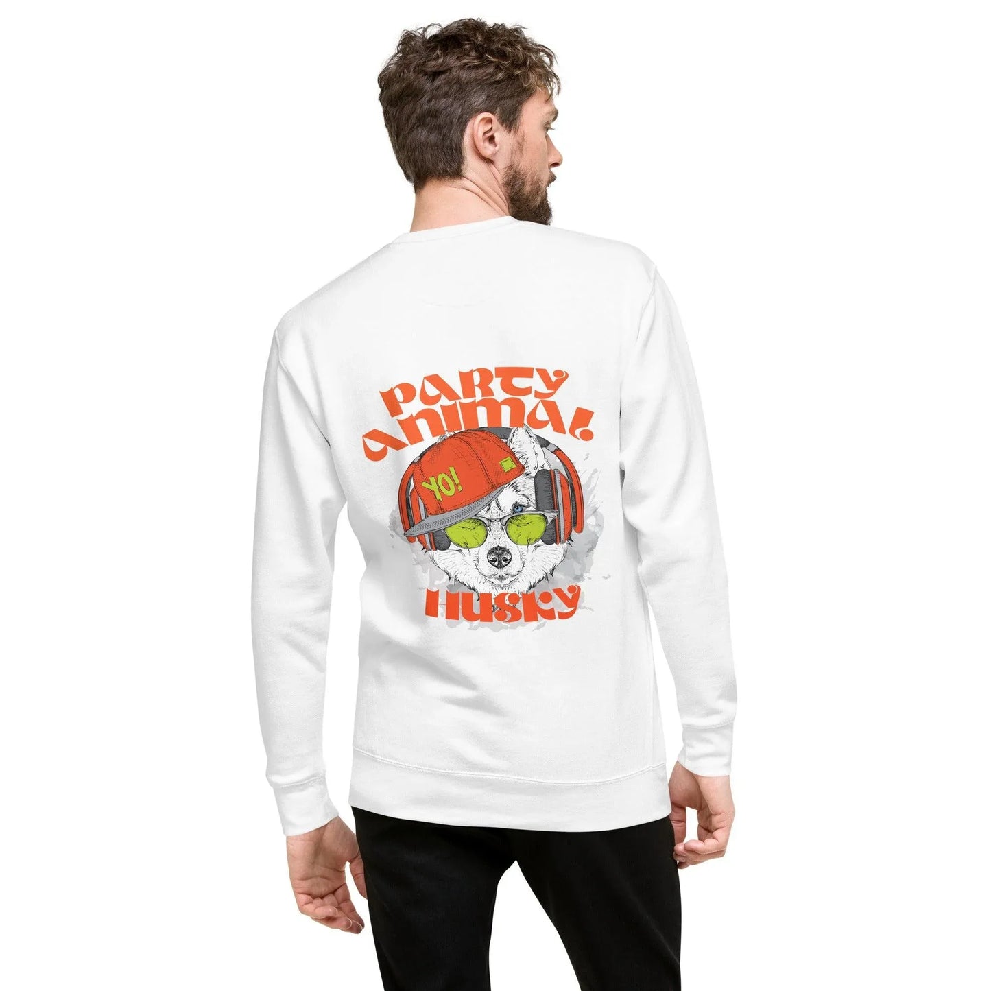 party-animal-husky-premium-pullover-pullover-jlr-design-24 - JLR Design