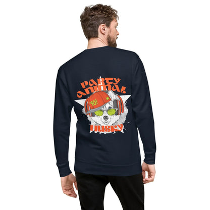 party-animal-husky-premium-pullover-pullover-jlr-design-9 - JLR Design