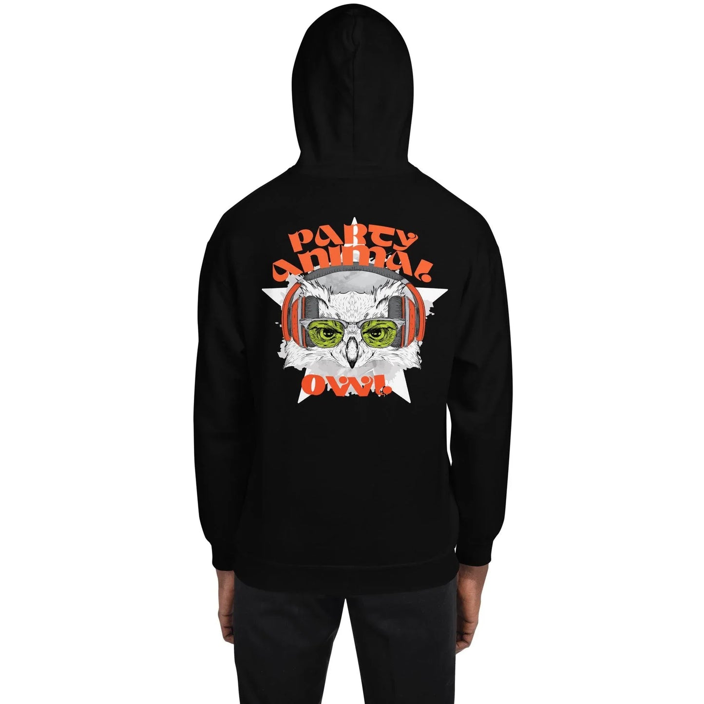 party-animal-owl-hoodie-hoodie-jlr-design-3 - JLR Design