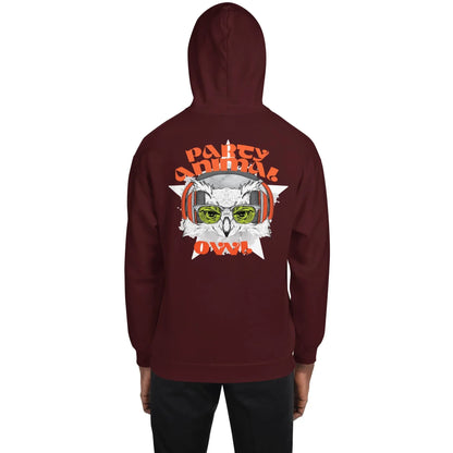 party-animal-owl-hoodie-hoodie-jlr-design-9 - JLR Design