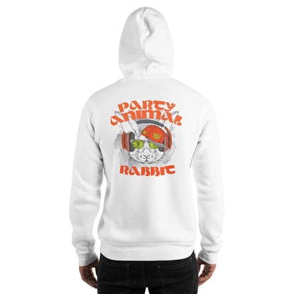 party-animal-rabbit-hoodie-hoodie-jlr-design-1 - JLR Design