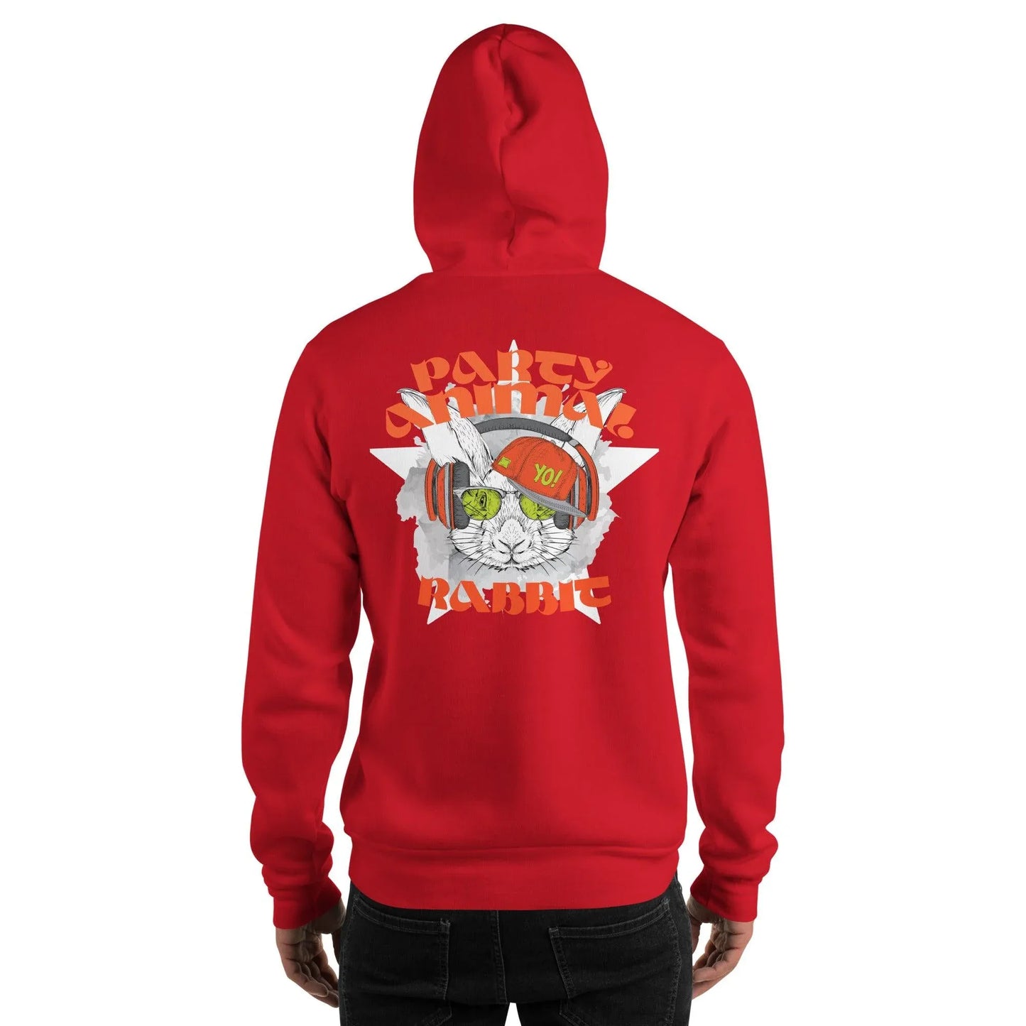 party-animal-rabbit-hoodie-hoodie-jlr-design-11 - JLR Design