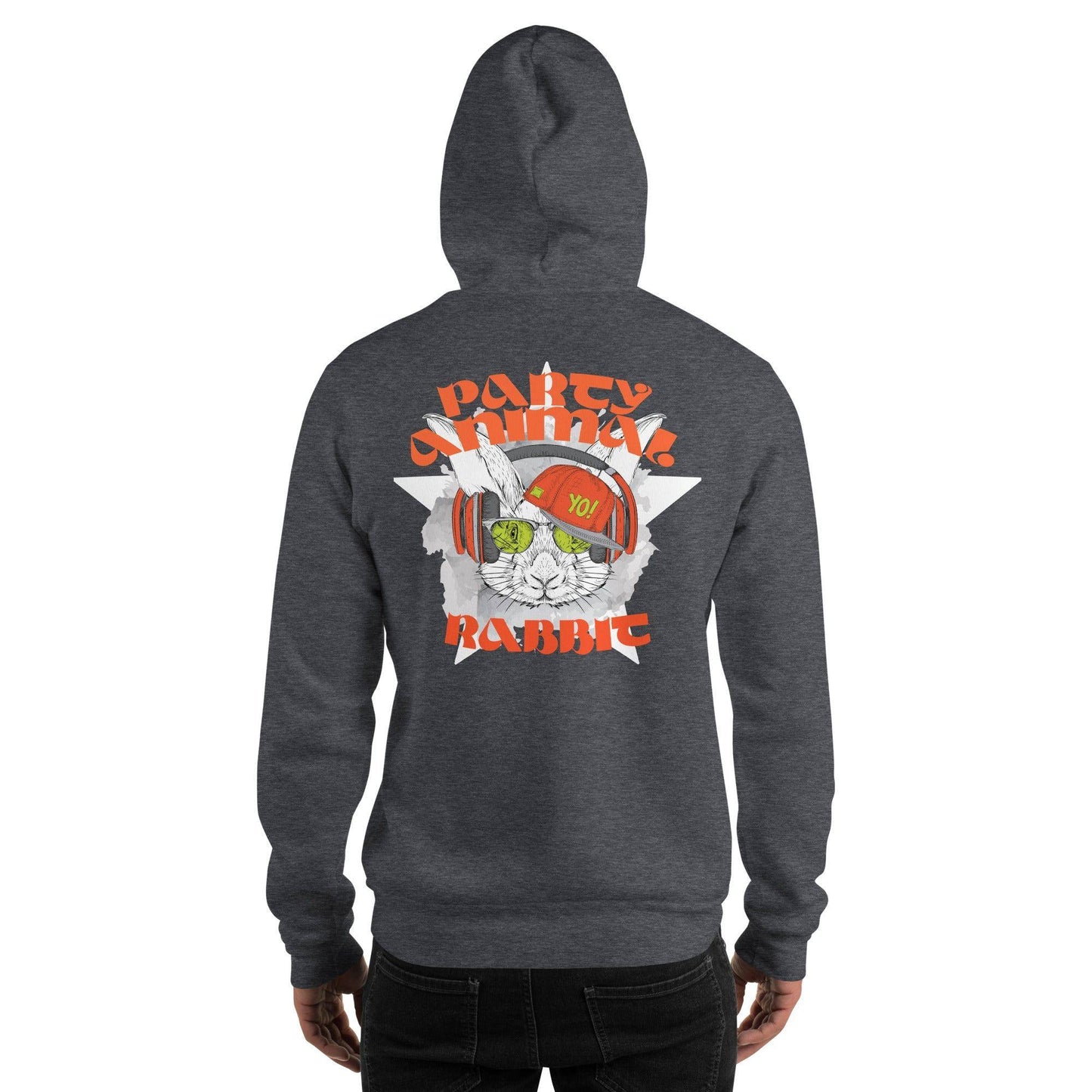party-animal-rabbit-hoodie-hoodie-jlr-design-13 - JLR Design