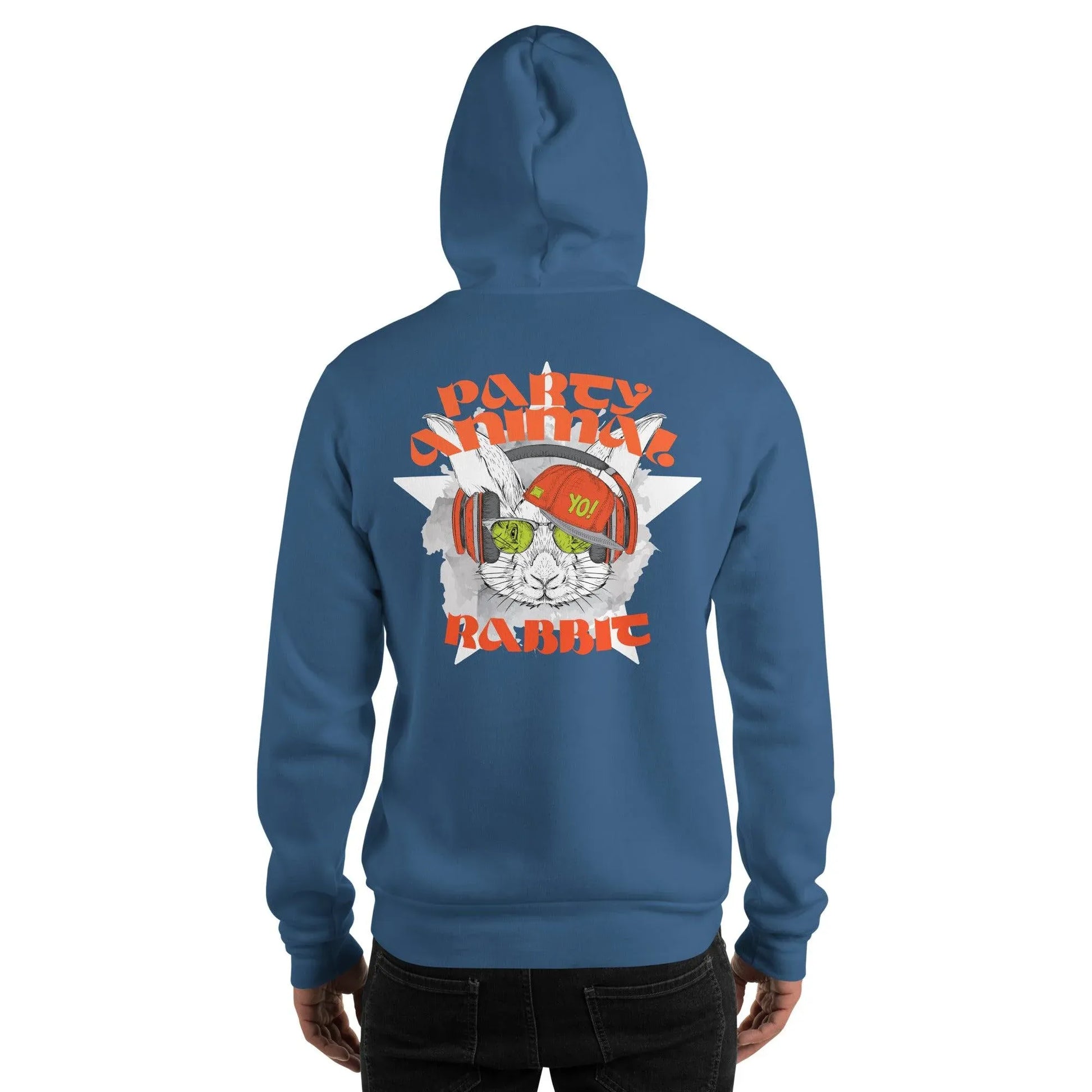 party-animal-rabbit-hoodie-hoodie-jlr-design-15 - JLR Design