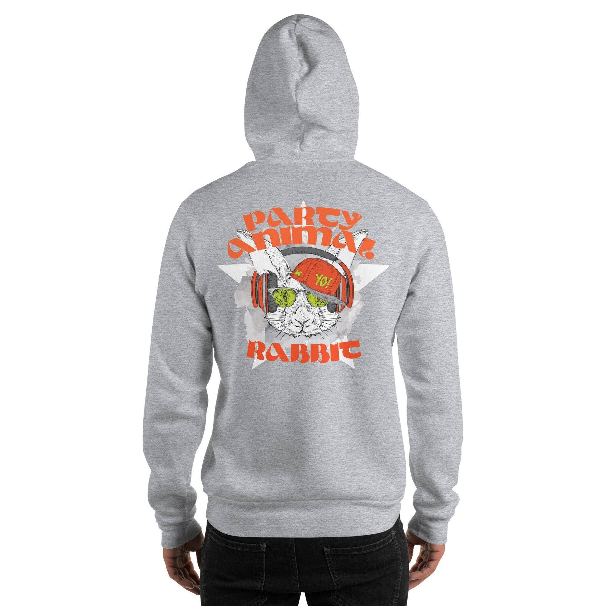 party-animal-rabbit-hoodie-hoodie-jlr-design-19 - JLR Design