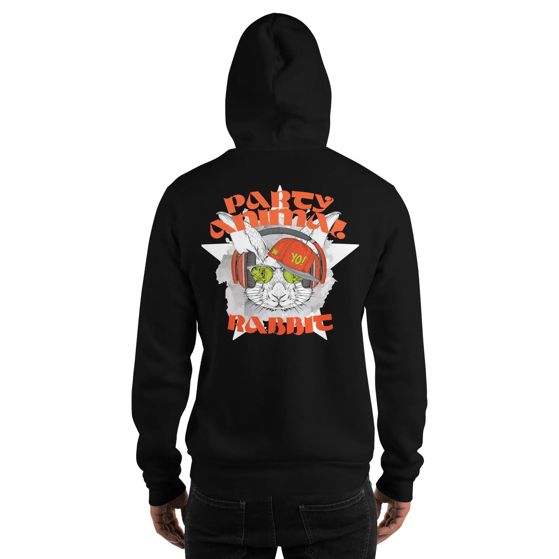 party-animal-rabbit-hoodie-hoodie-jlr-design-3 - JLR Design