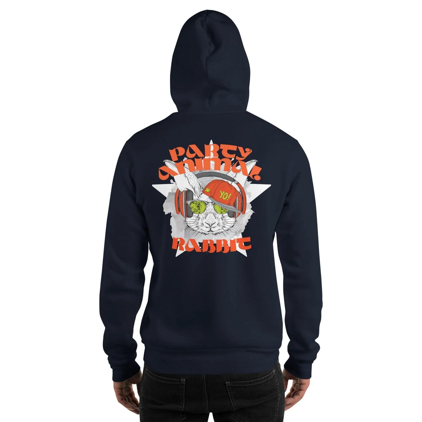 party-animal-rabbit-hoodie-hoodie-jlr-design-5 - JLR Design