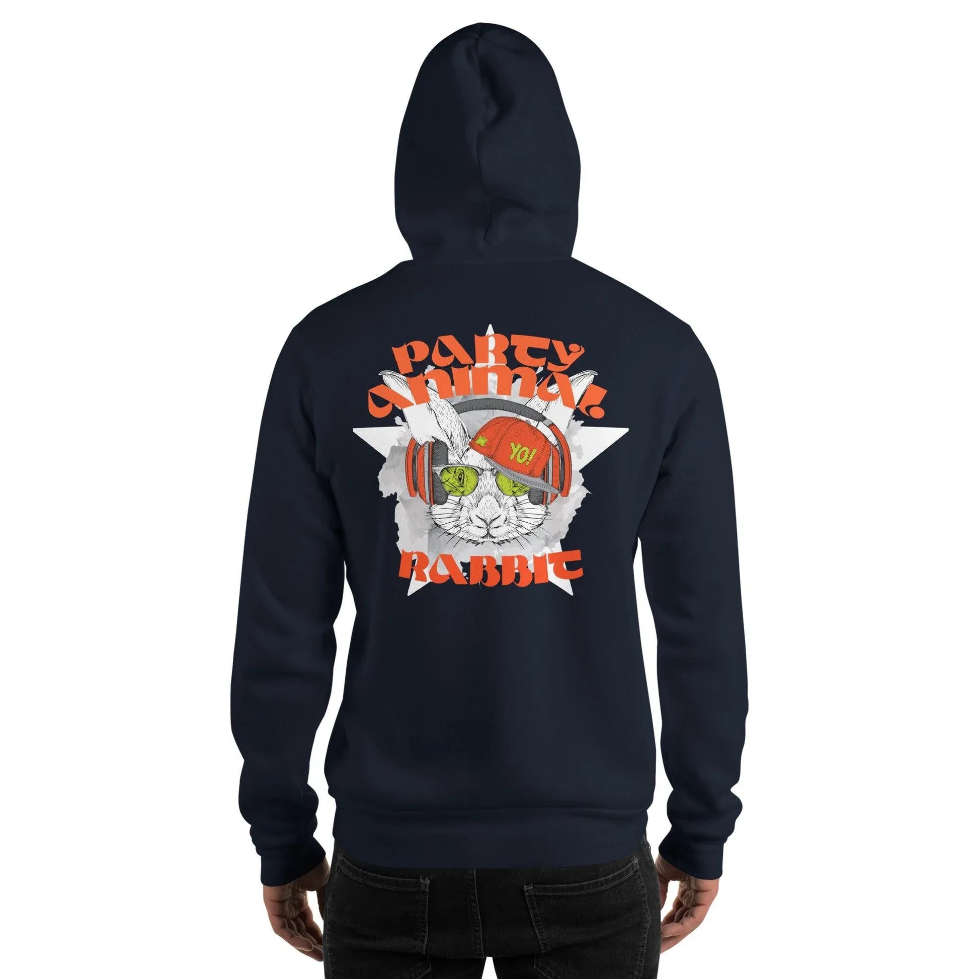 party-animal-rabbit-hoodie-hoodie-jlr-design-5 - JLR Design