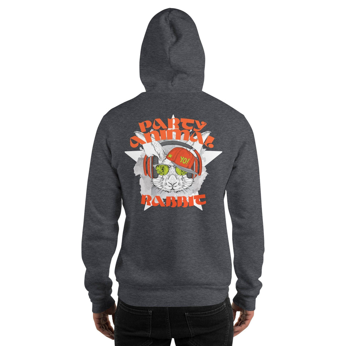 party-animal-rabbit-hoodie-hoodie-jlr-design-jlr-design-de-13 - JLR Design