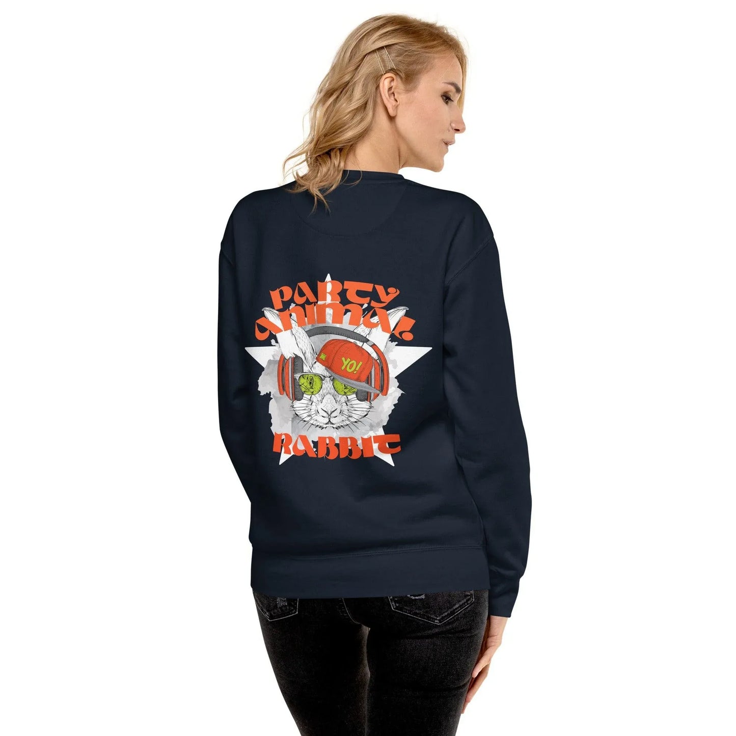 party-animal-rabbit-premium-pullover-pullover-jlr-design-1 - JLR Design