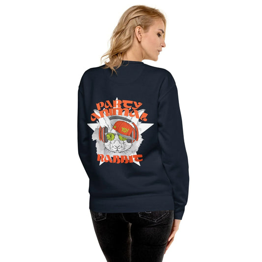 party-animal-rabbit-premium-pullover-pullover-jlr-design-1 - JLR Design