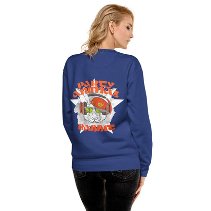 party-animal-rabbit-premium-pullover-pullover-jlr-design-16 - JLR Design