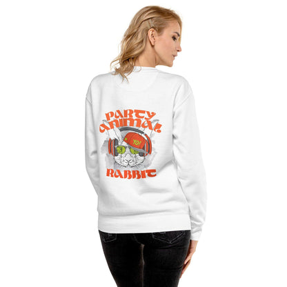 party-animal-rabbit-premium-pullover-pullover-jlr-design-24 - JLR Design