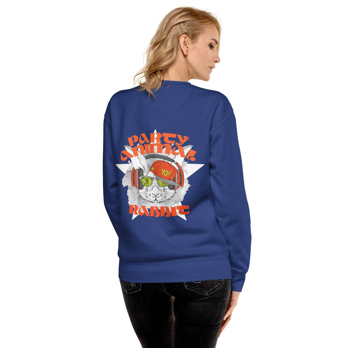 party-animal-rabbit-premium-pullover-pullover-jlr-design-jlr-design-de-16 - JLR Design
