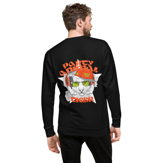 party-animal-tiger-premium-pullover-pullover-jlr-design-1 - JLR Design